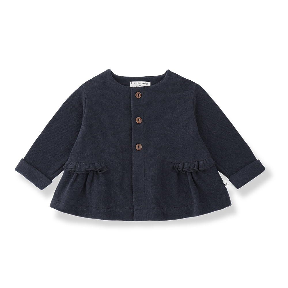1+ IN THE FAMILY Cortina gilet / blue