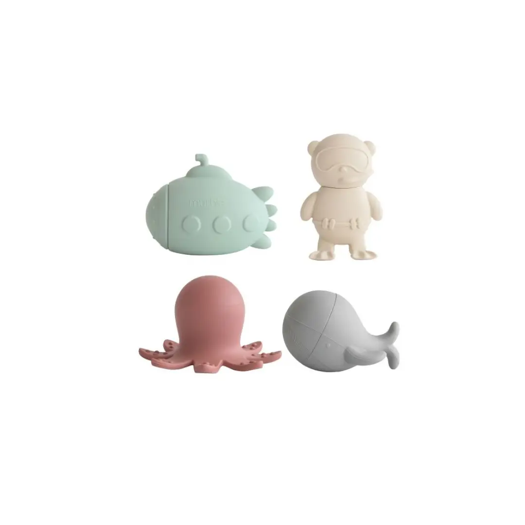 MUSHIE jouets de bain / sealife by Citron Grenadine