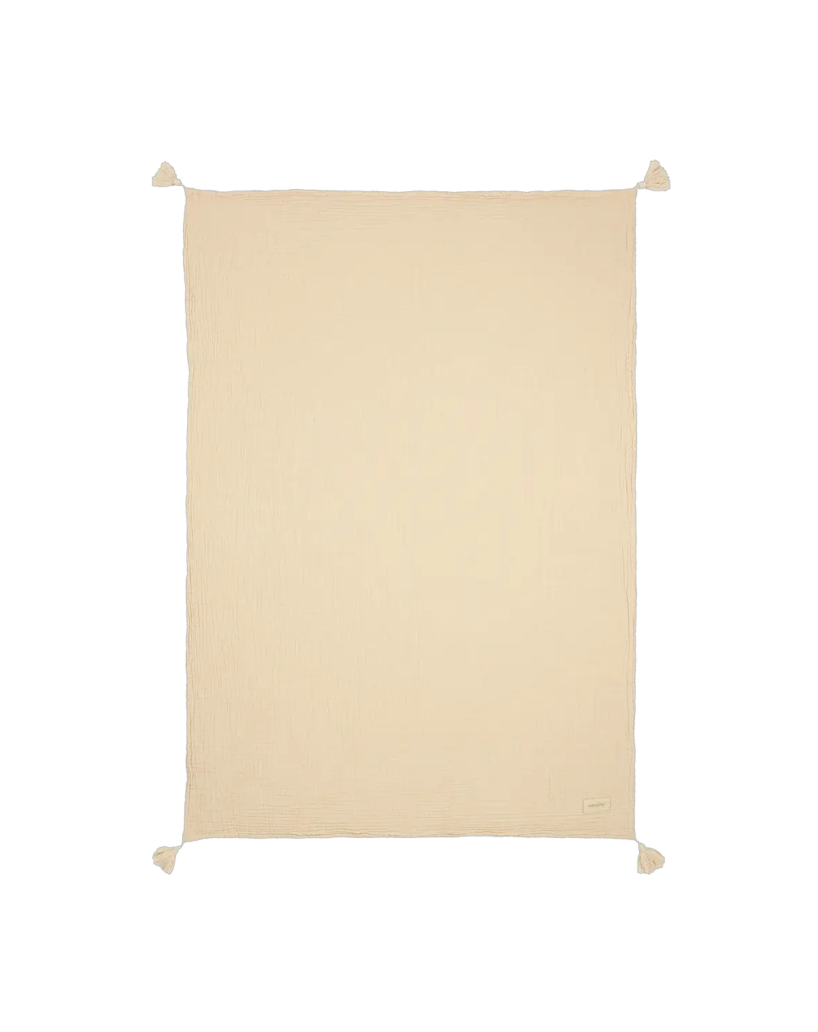 NOBODINOZ Couverture en double gaze de coton wabi-sabi / ginger by Citron Grenadine