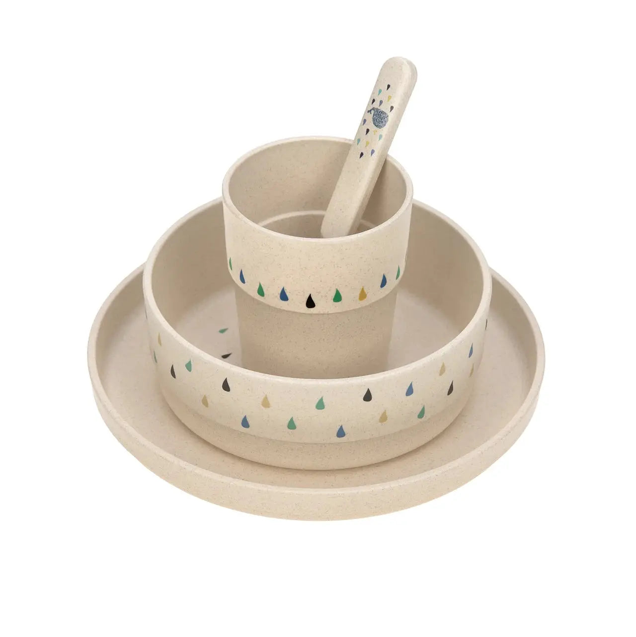 LÄSSIG set repas PP / little water whale by Citron Grenadine
