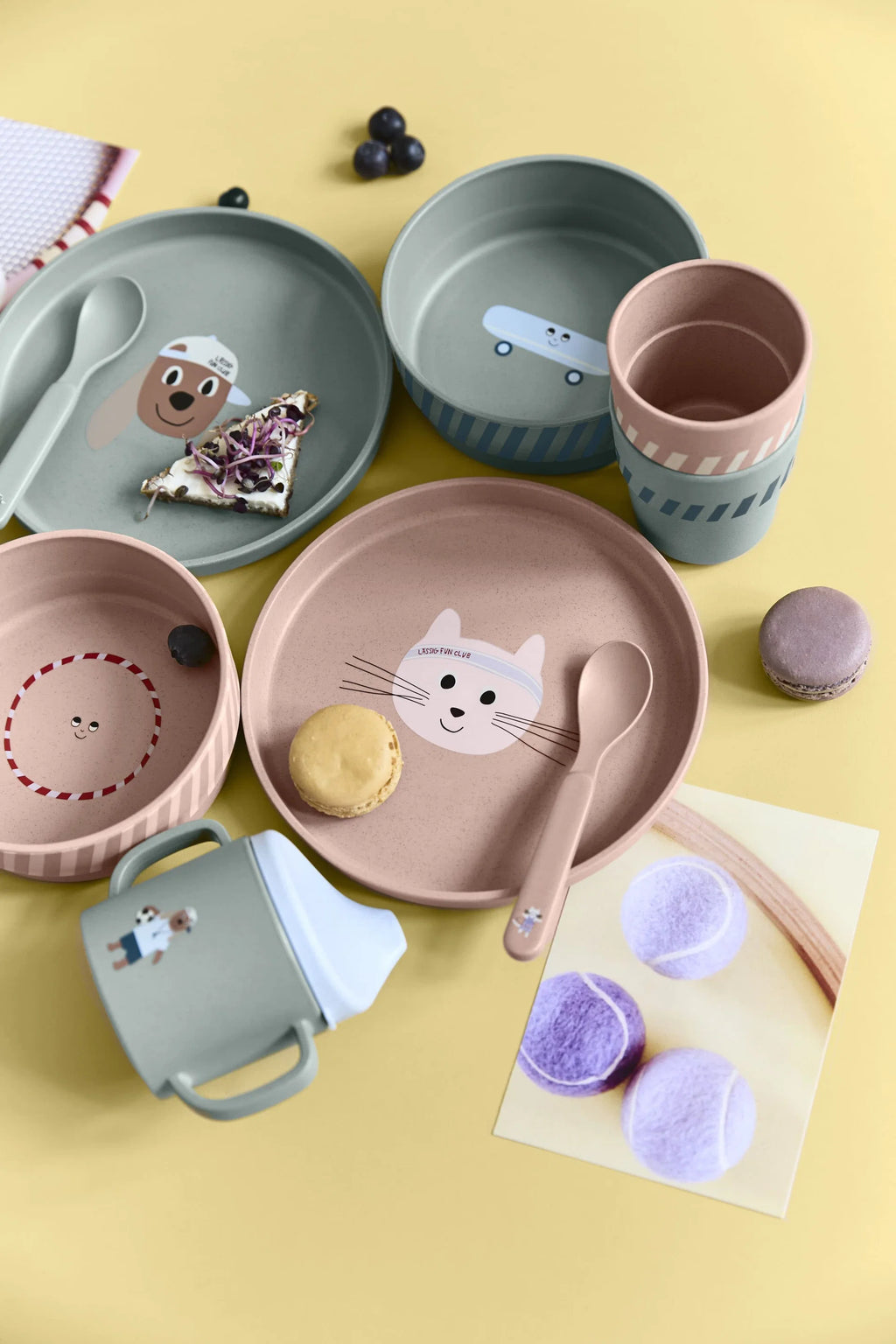 LÄSSIG set repas PP / tiny team cat by Citron Grenadine