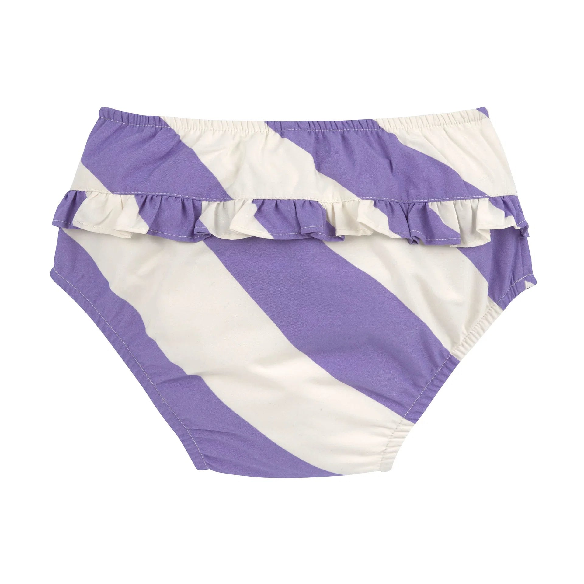 LÄSSIG maillot réutilisable avec couche intégrée / stripes purple salt by Citron Grenadine