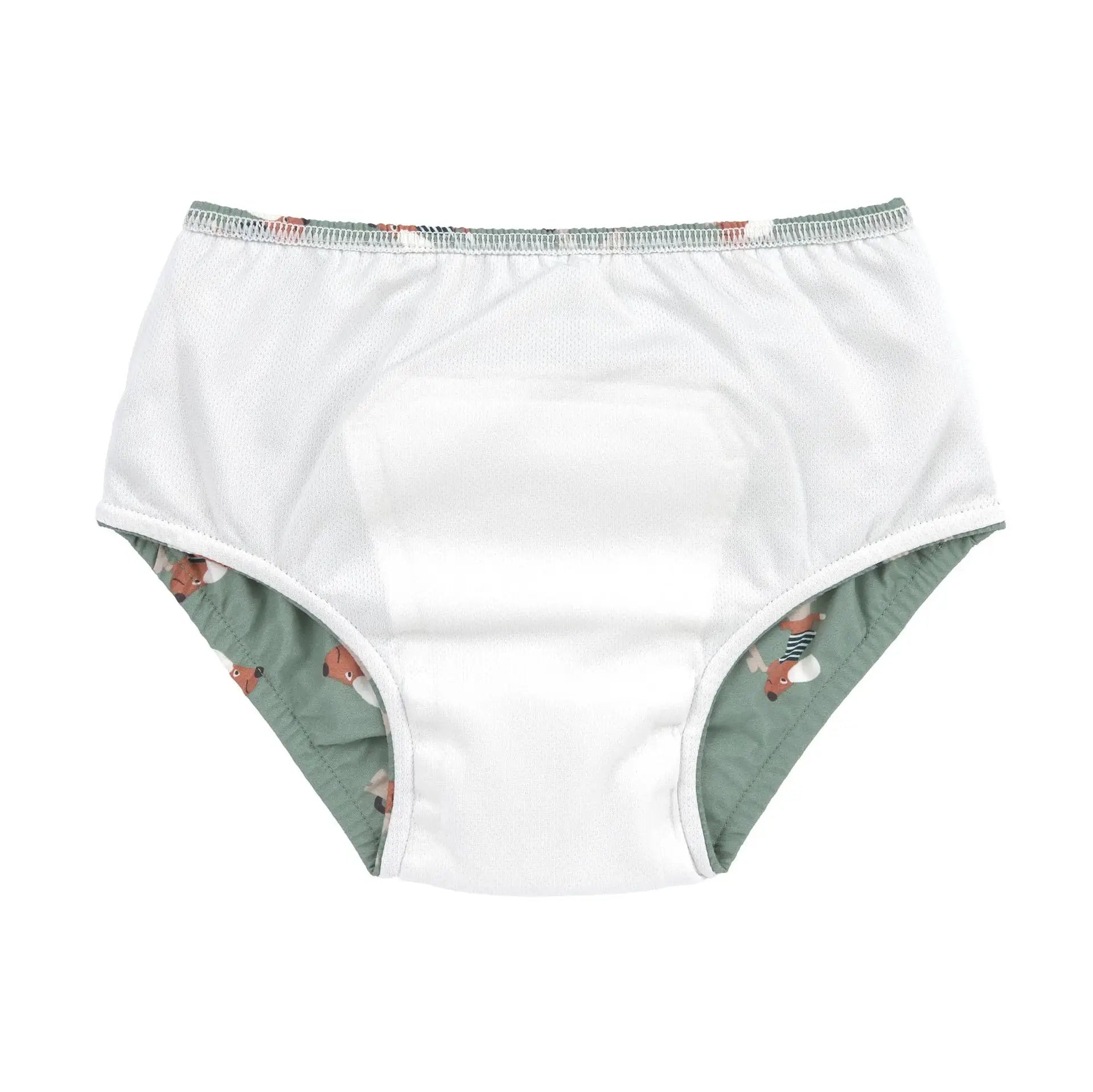 LÄSSIG maillot réutilisable avec couche intégrée / scooter dog green by Citron Grenadine