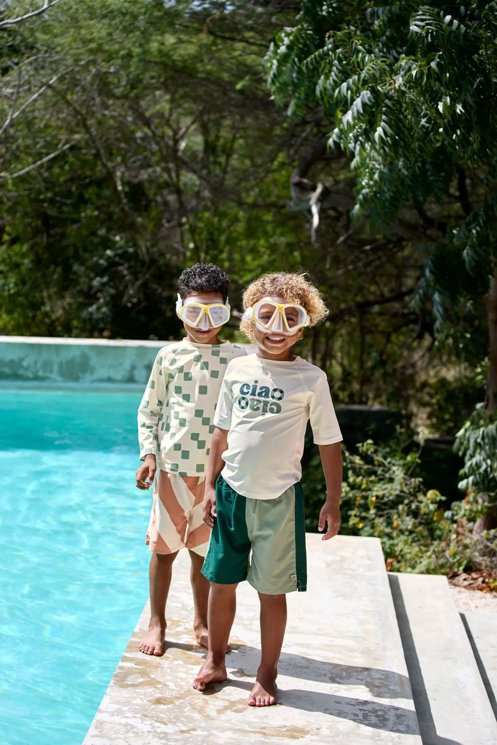 LÄSSIG maillot short / dark sea green by Citron Grenadine