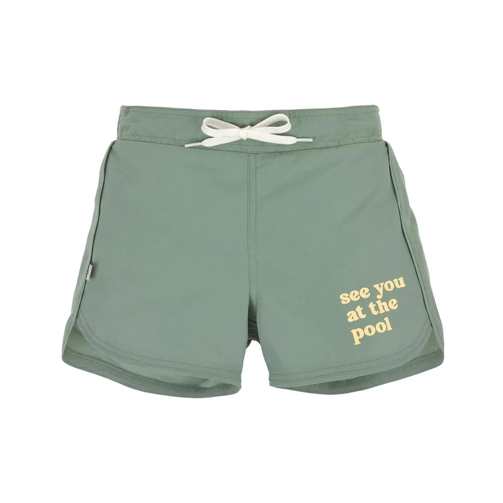 LÄSSIG maillot short / green by Citron Grenadine