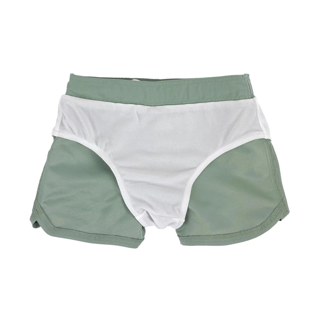 LÄSSIG maillot short / green by Citron Grenadine