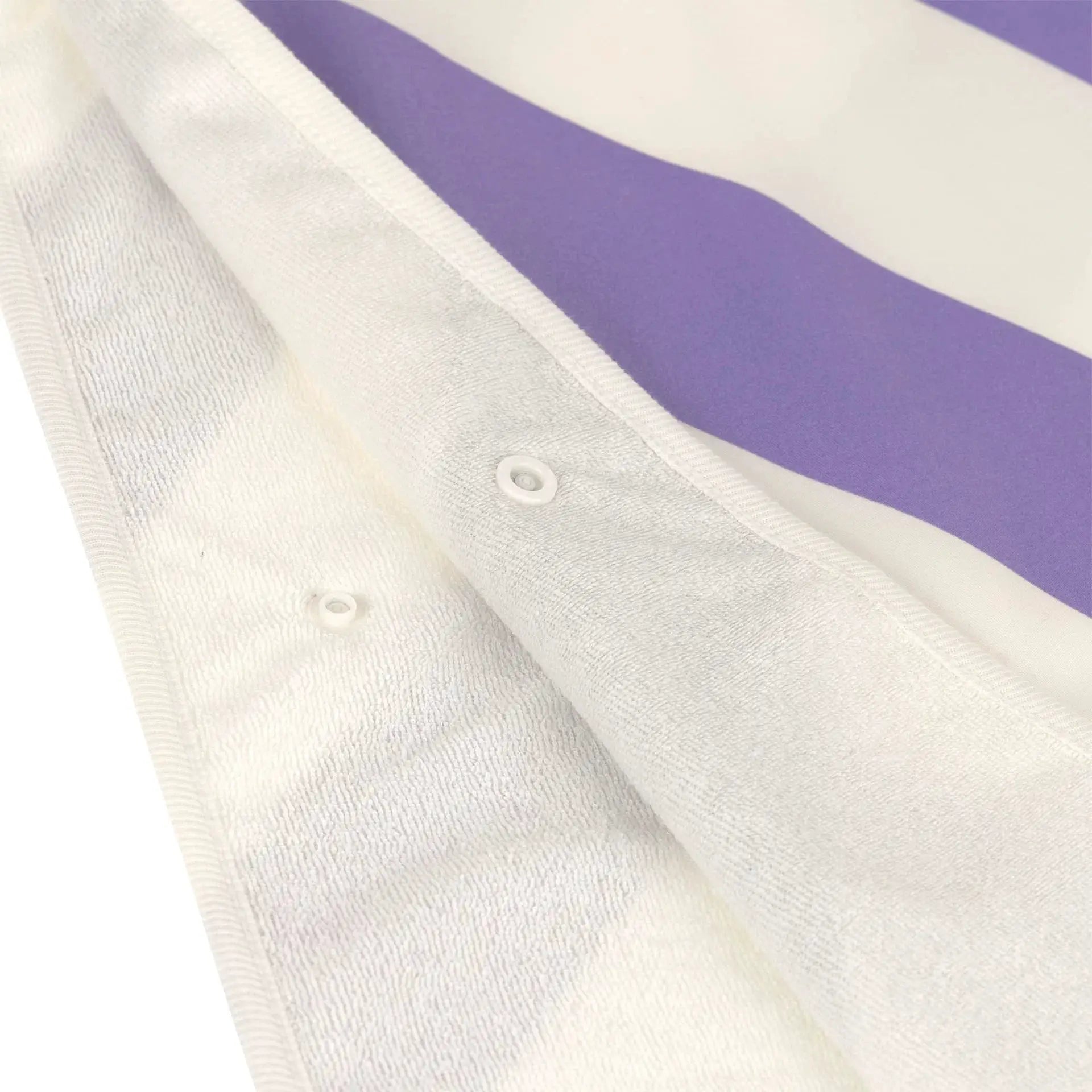 LÄSSIG poncho anti UV / stripes purple sea salt by Citron Grenadine