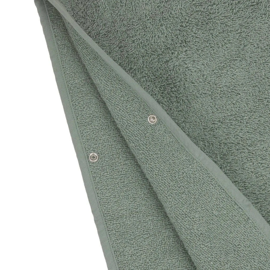 LÄSSIG poncho éponge / green by Citron Grenadine