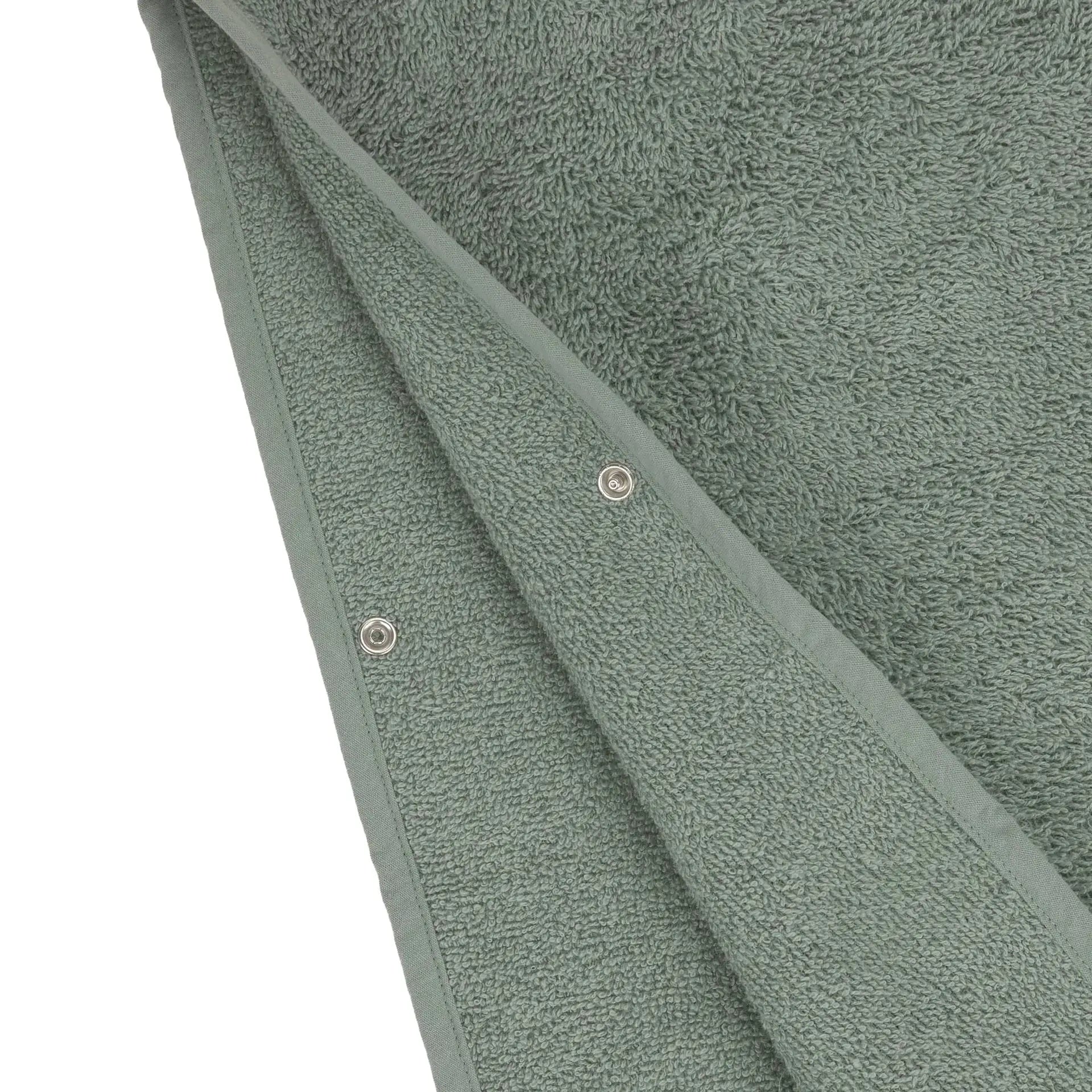 LÄSSIG poncho éponge / green by Citron Grenadine