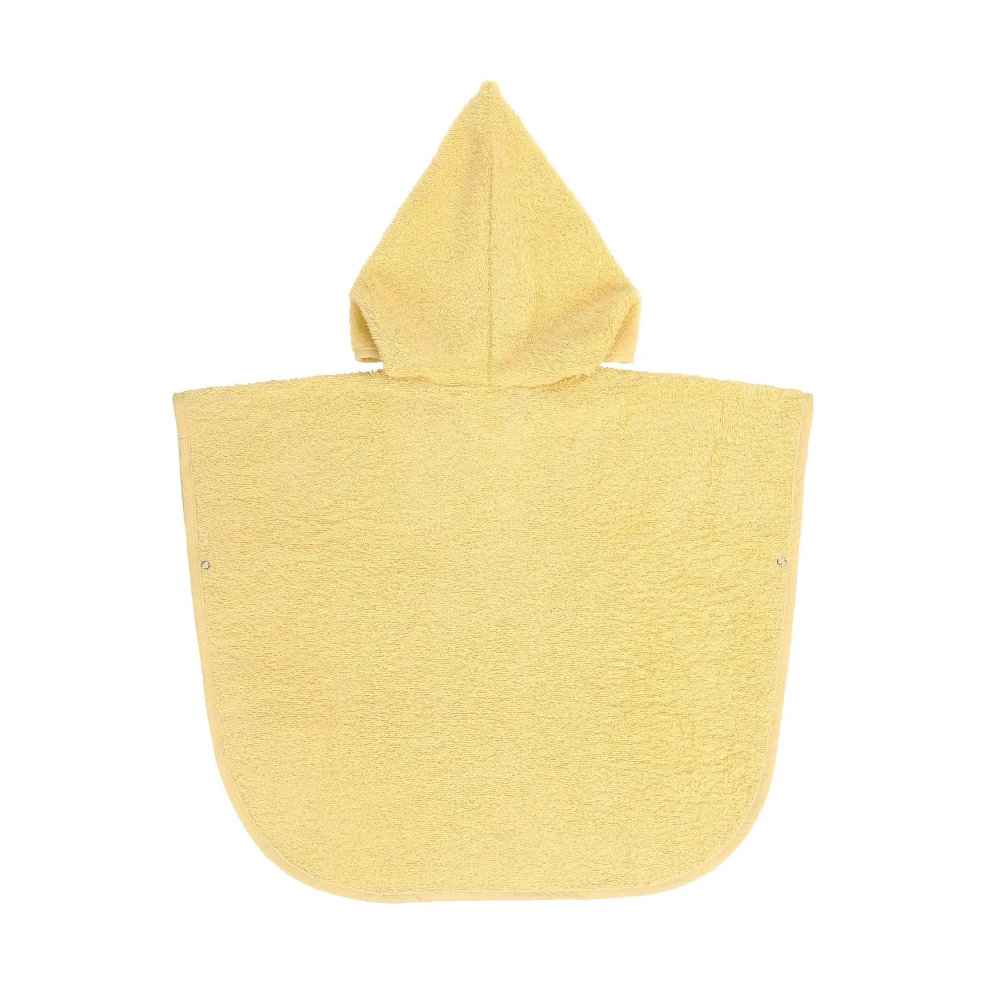 LÄSSIG poncho éponge / yellow by Citron Grenadine
