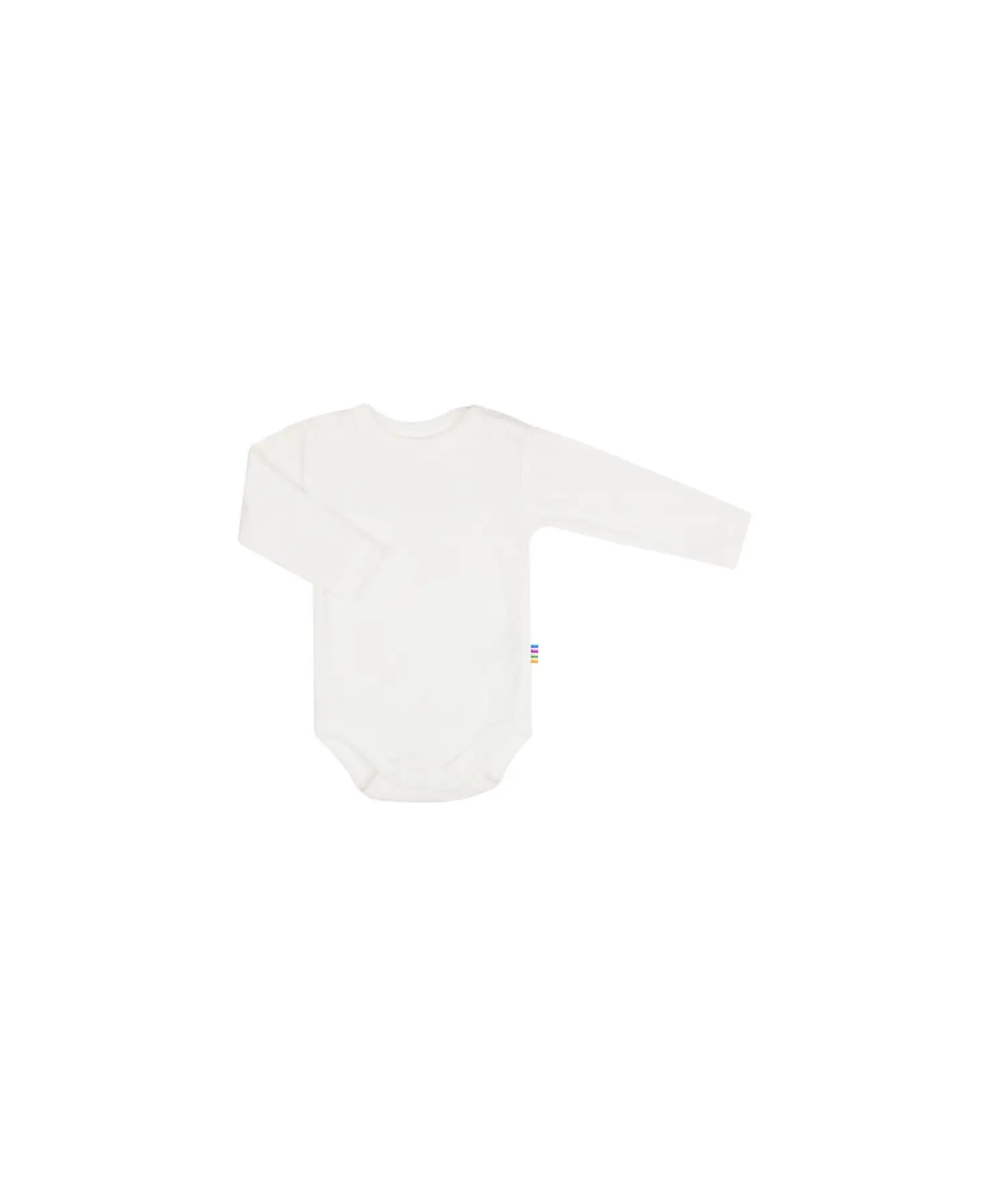 Baby white cotton bodysuit with long sleeves, Citron Grenadine brand