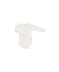JOHA body laine et soie off white baby long-sleeve bodysuit