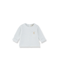 Belfort pull in ciel blue stripes with chest pocket; Citron Grenadine, 1+ IN THE FAMILY