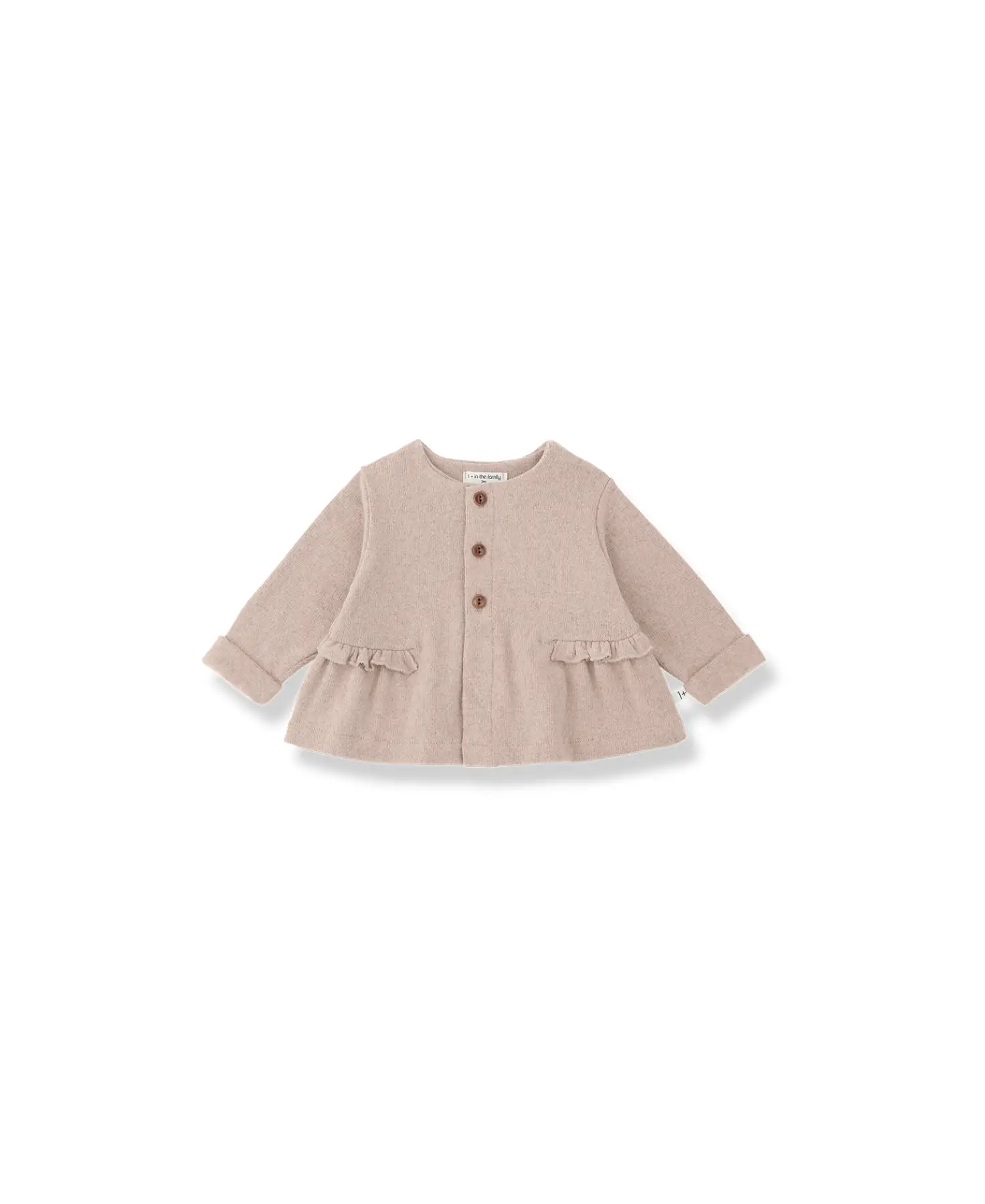 1+ IN THE FAMILY Cortina gilet / nude