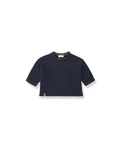Ottawa sweatshirt by Citron Grenadine in navy blue with rolled cuffs