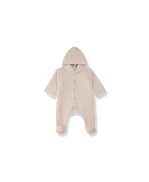 Citron Grenadine Biarritz fleece baby combi polaire nude with hood