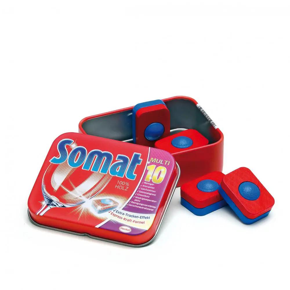 Boîte Somat imitations lave-vaisselle, blocs rouges et bleus (4 pièces), Citron Grenadine, dès 3 ans