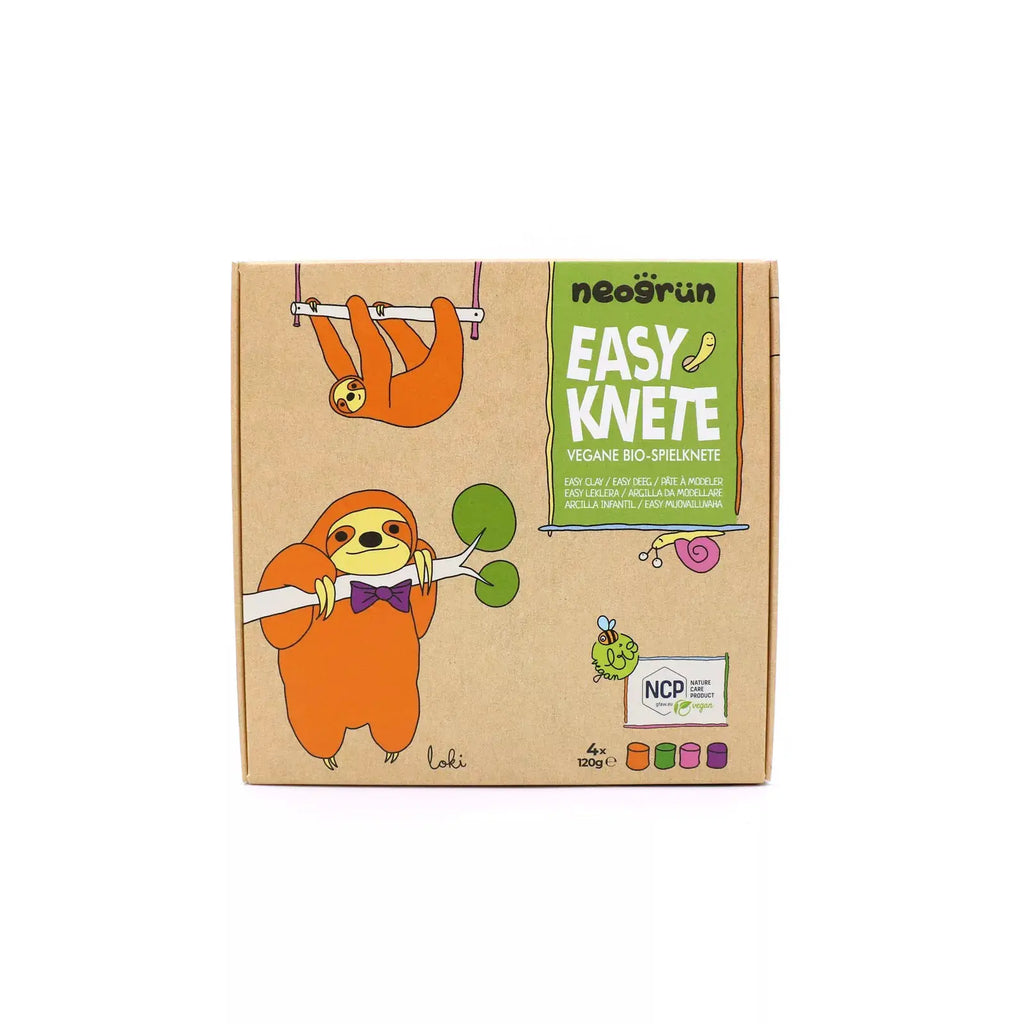 Neogrün vegan bio modeling clay Loki set, 4x120g packs