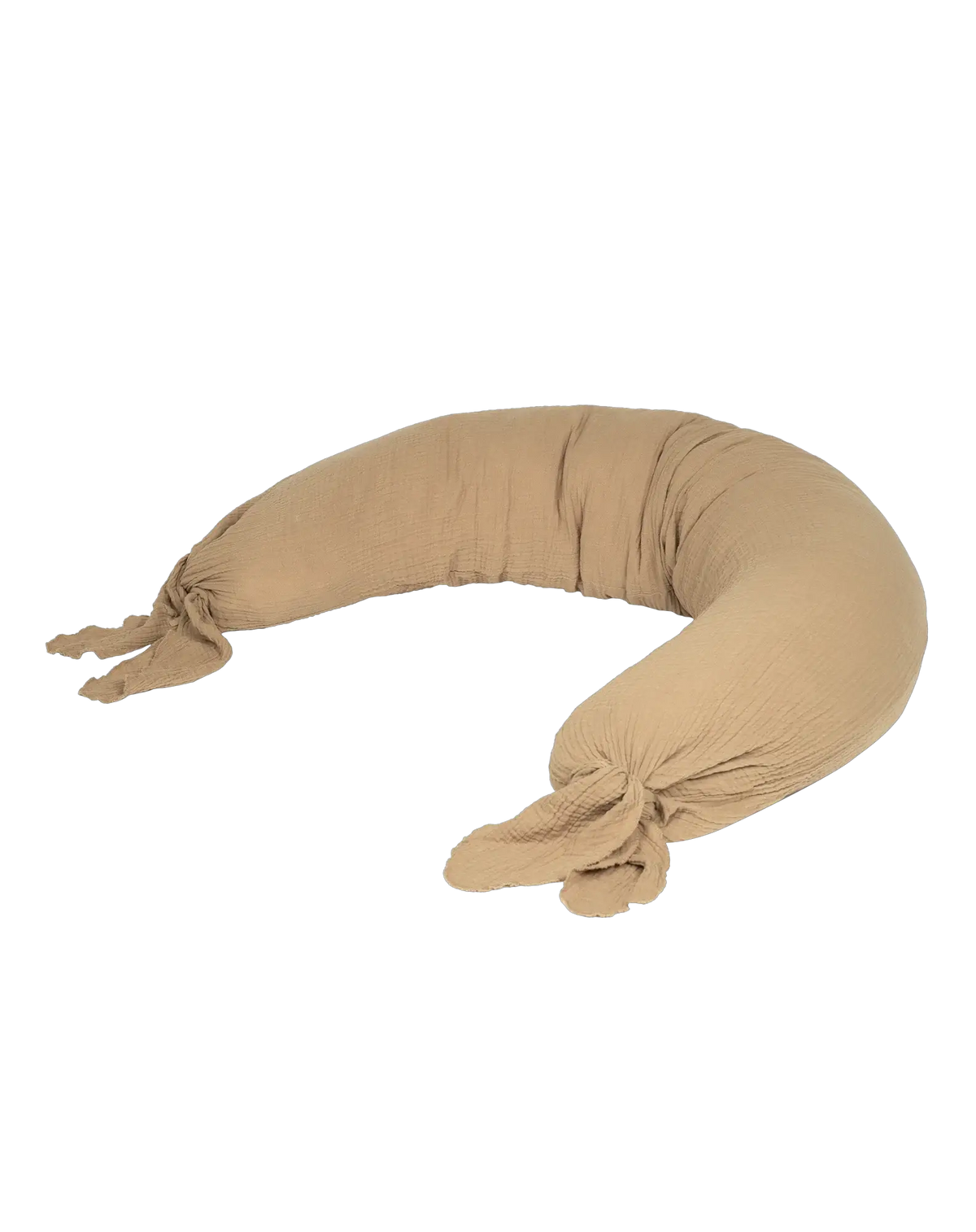 Coussin de maternité NOBODINOZ Wabi Sabi sesame beige avec liens