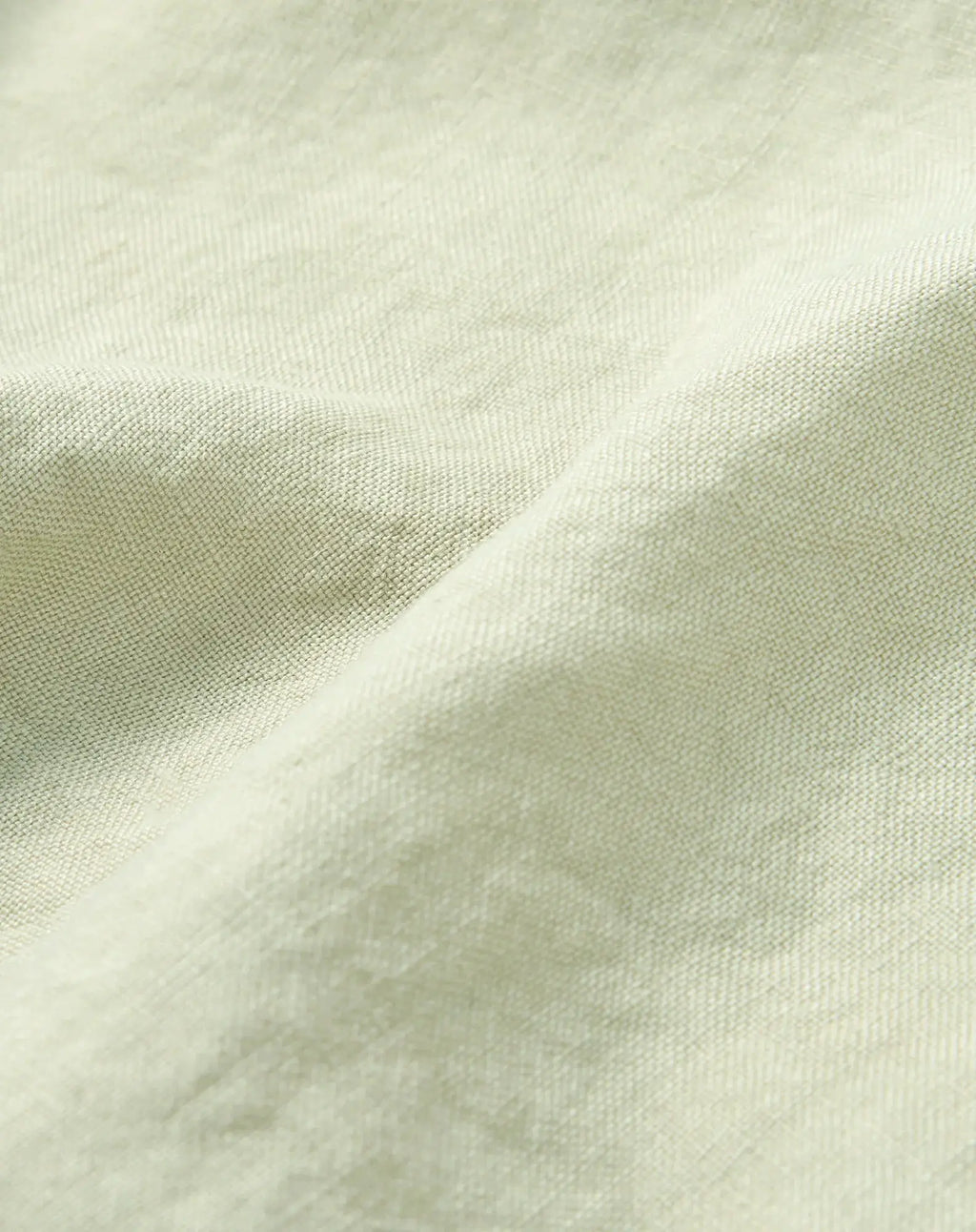NOBODINOZ coussin de maternité Wabi Sabi green matcha – tissu vert clair, texture lin