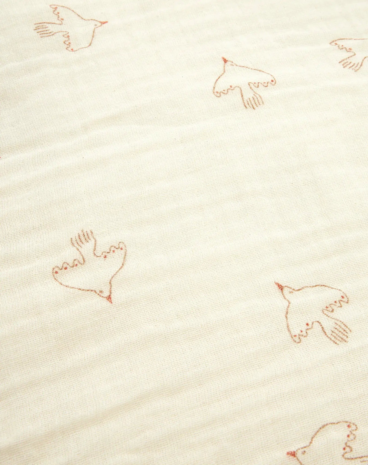 Coussin de maternité NOBODINOZ wabi sabi beige avec motifs hoshi marron, Citron Grenadine