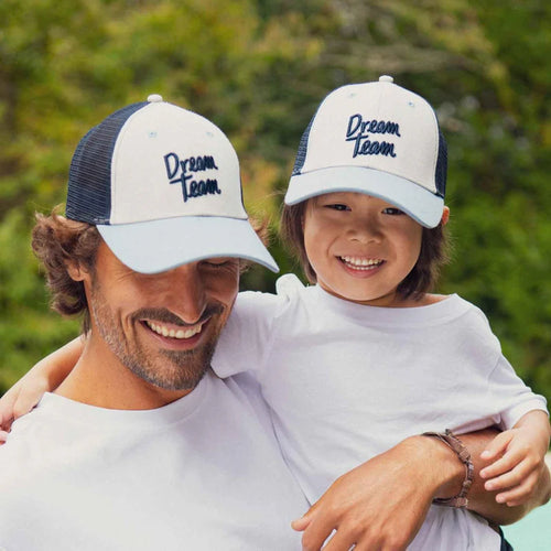 CHAMAYE casquette trucker bleue dream team by Citron Grenadine