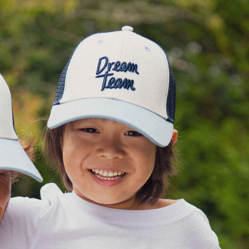 CHAMAYE casquette trucker bleue dream team by Citron Grenadine