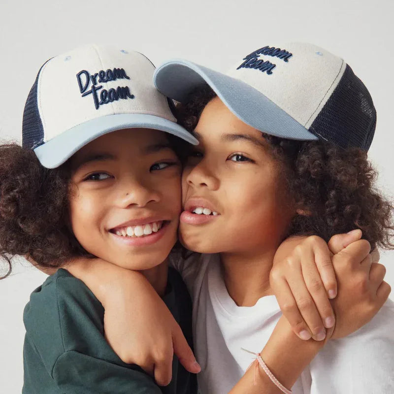 CHAMAYE casquette trucker bleue dream team by Citron Grenadine