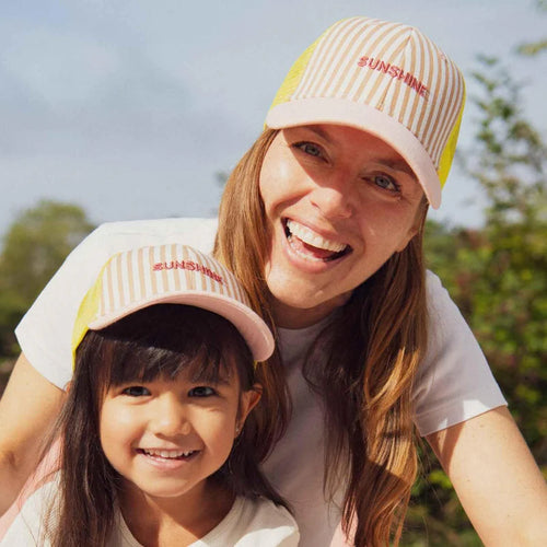CHAMAYE casquette trucker jaune sunshine by Citron Grenadine