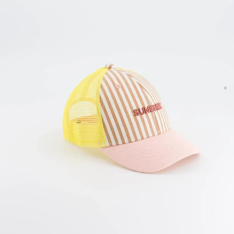 CHAMAYE casquette trucker jaune sunshine by Citron Grenadine