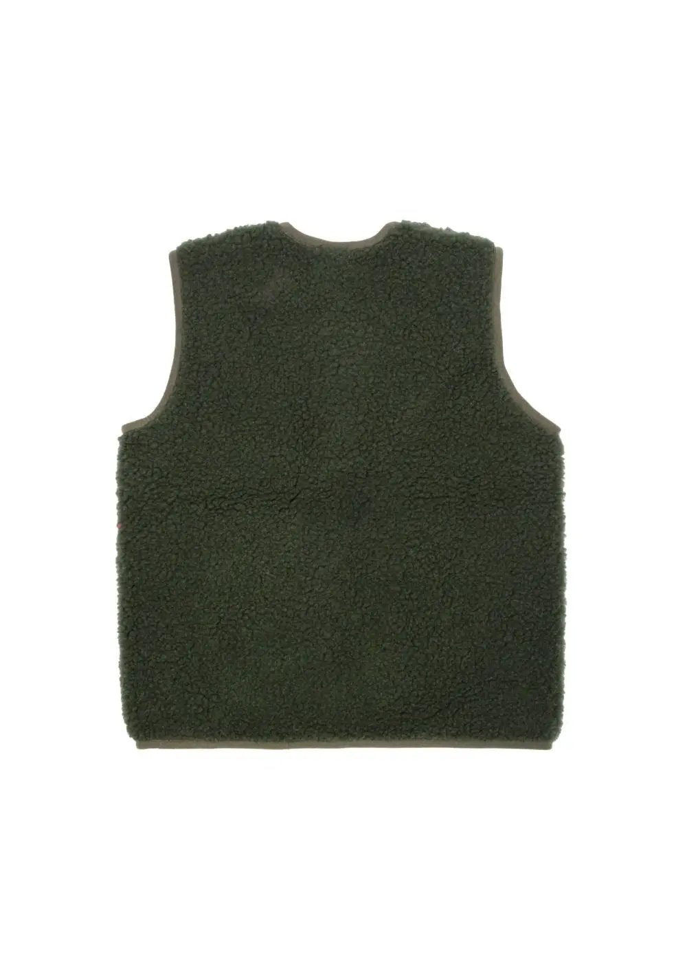 Gilet sans manches en laine vert Tyb par Citron Grenadine.