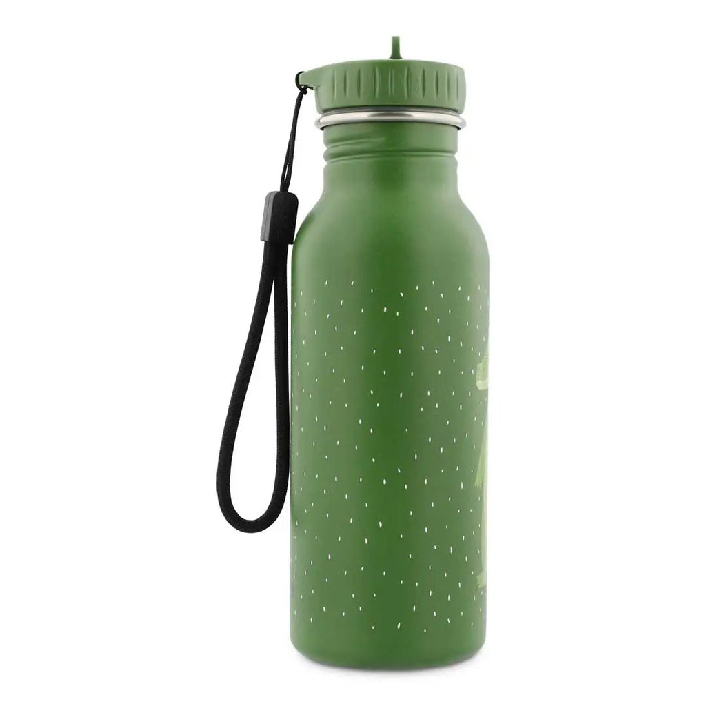TRIXIE gourde 500 ml Mr Alligator water bottle, green with white speckles and black strap