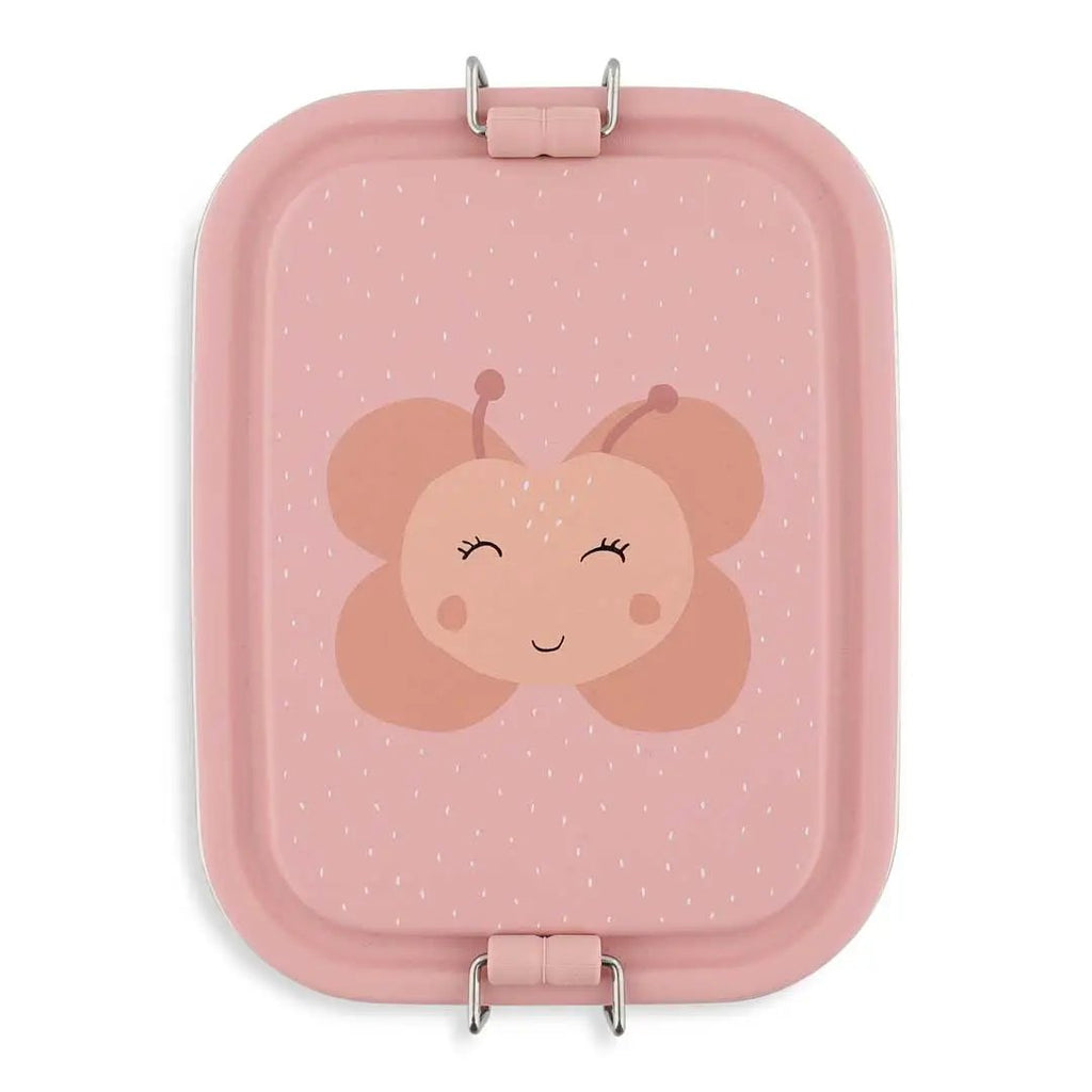 TRIXIE lunch box S pink with Mrs Butterfly design, Citron Grenadine lunch container