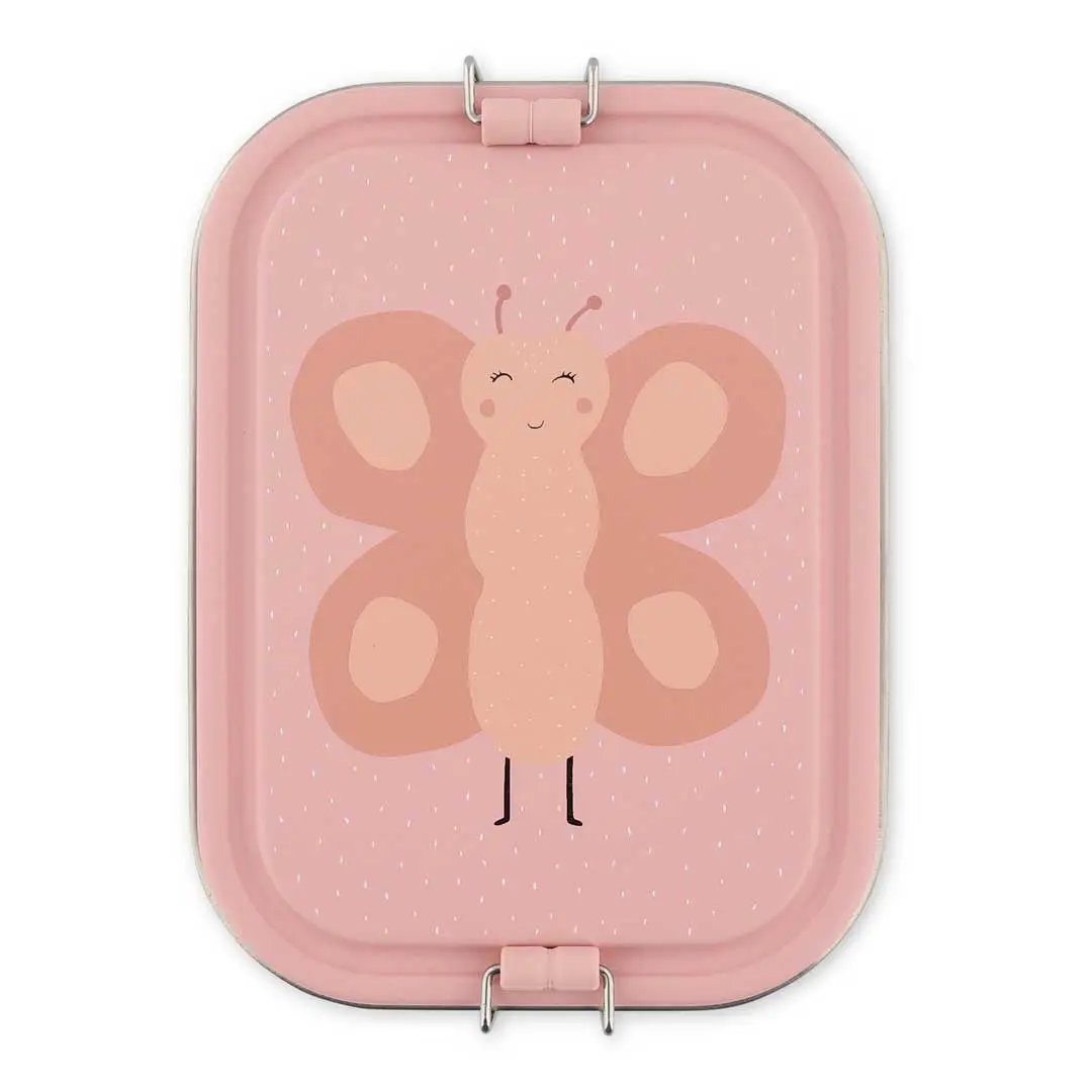 TRIXIE lunch box L pink butterfly design, kids’ lunch container