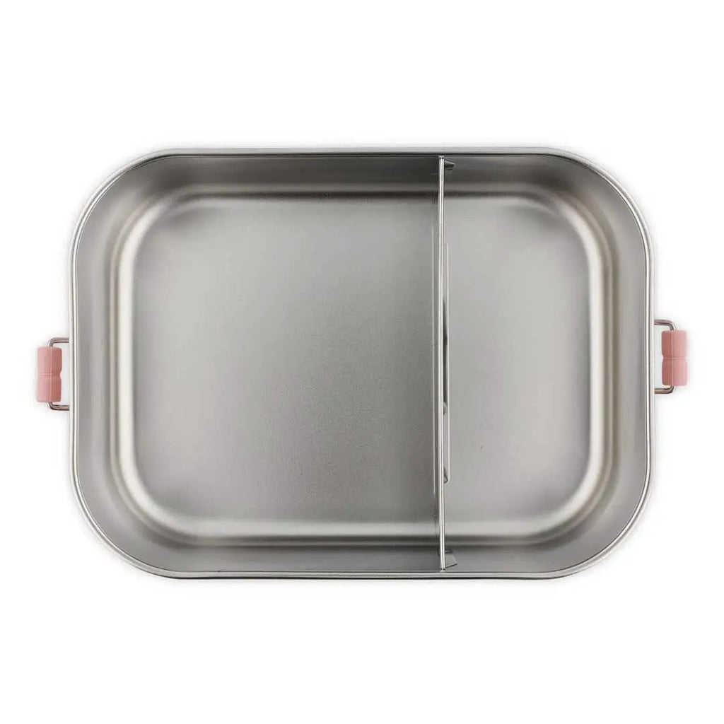 TRIXIE lunch box L by Citron Grenadine, stainless steel with pink latches