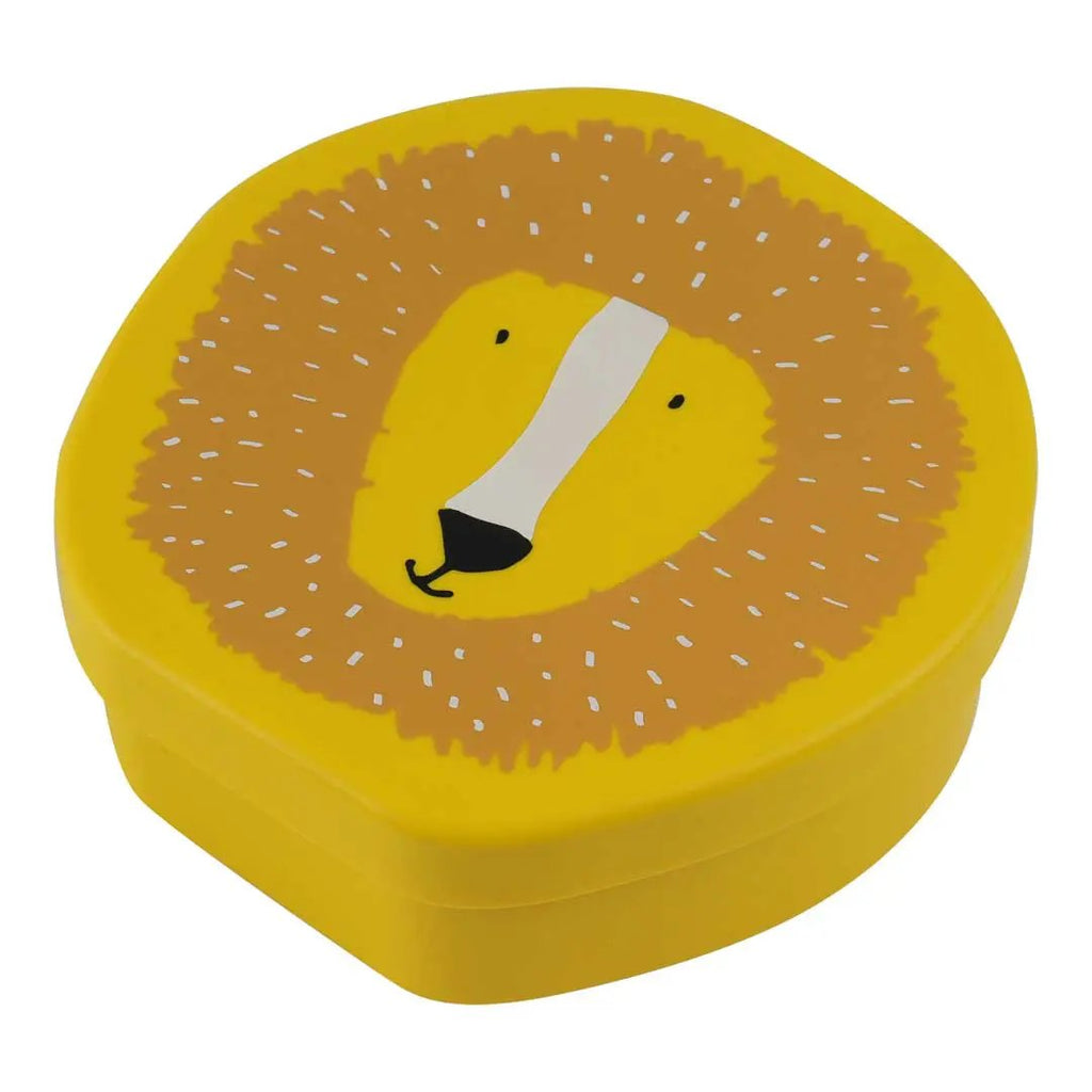 TRIXIE Mr Lion lunch box by Citron Grenadine, yellow lion-shaped container