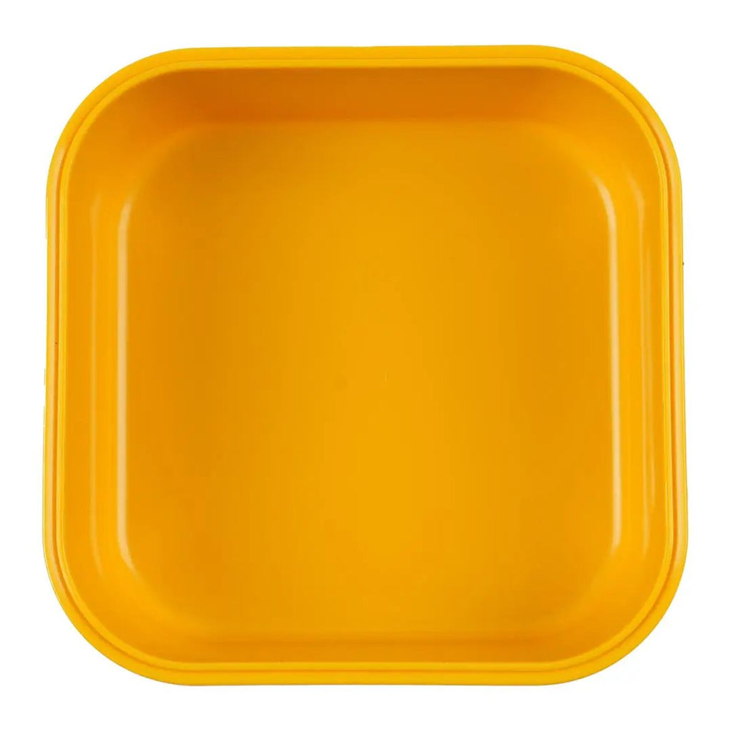 TRIXIE snack box with clips, yellow plastic food storage container