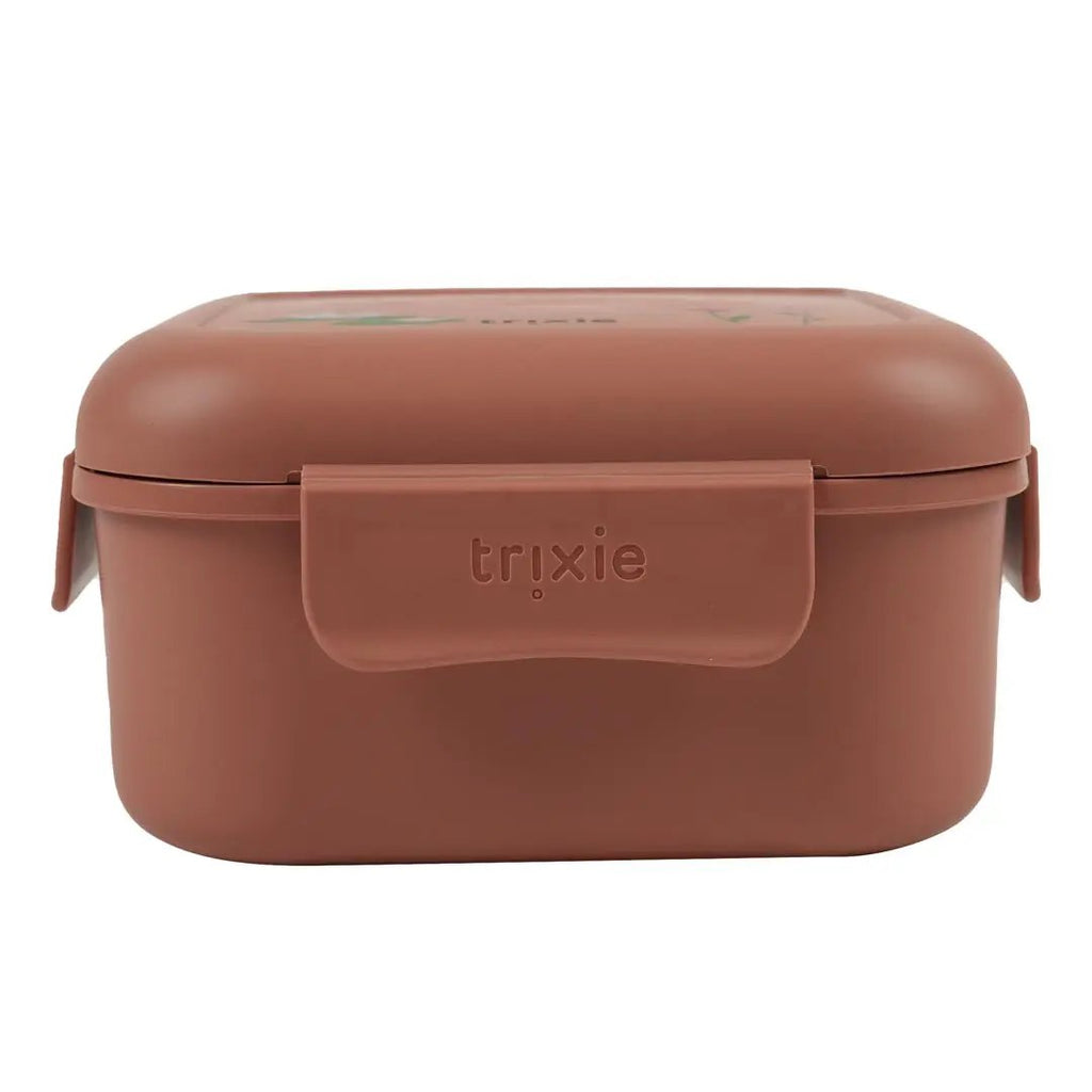TRIXIE snack box with clip lid, dusty rose, Citron Grenadine food storage container.