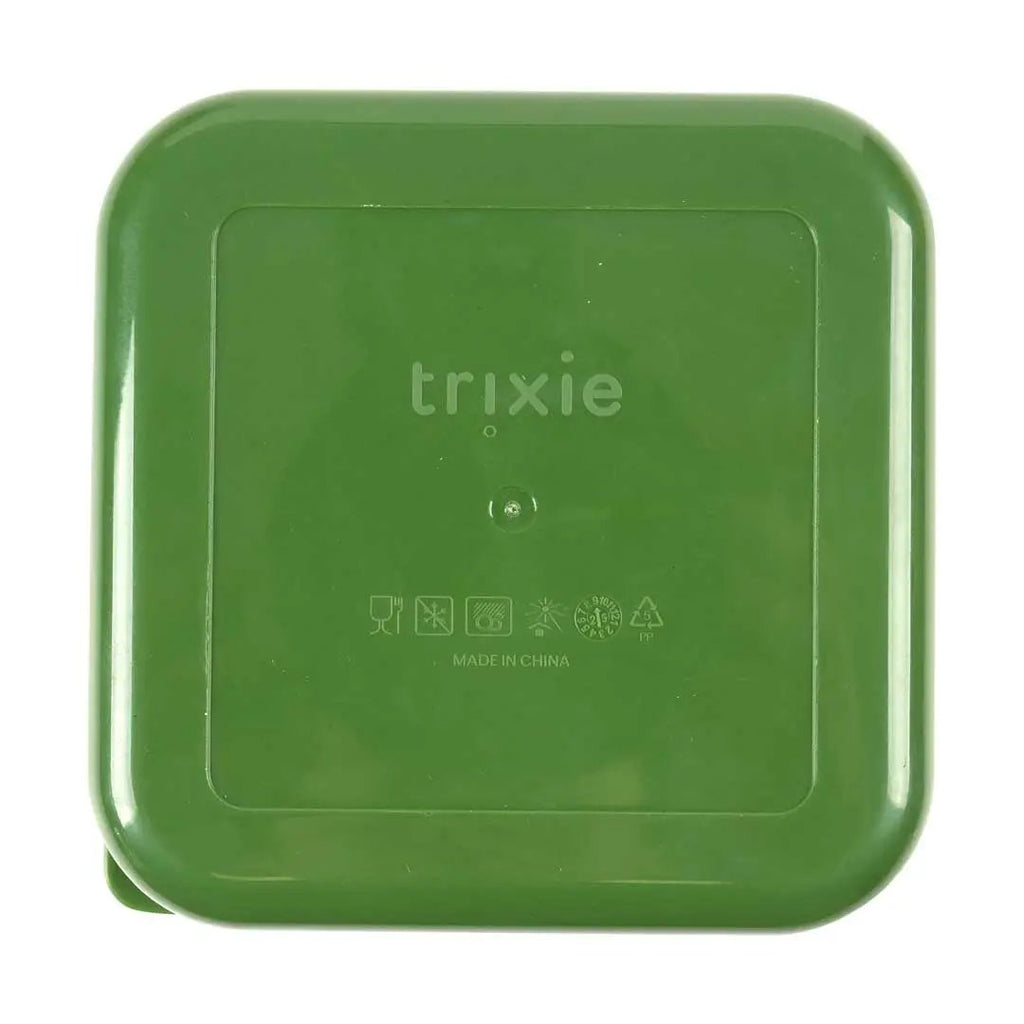 TRIXIE green storage container lid; part of a 3-piece set by Citron Grenadine