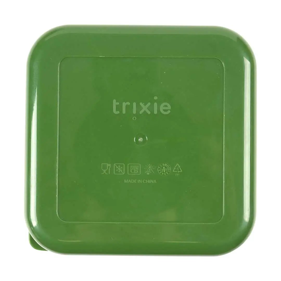 TRIXIE green storage container lid; part of a 3-piece set by Citron Grenadine