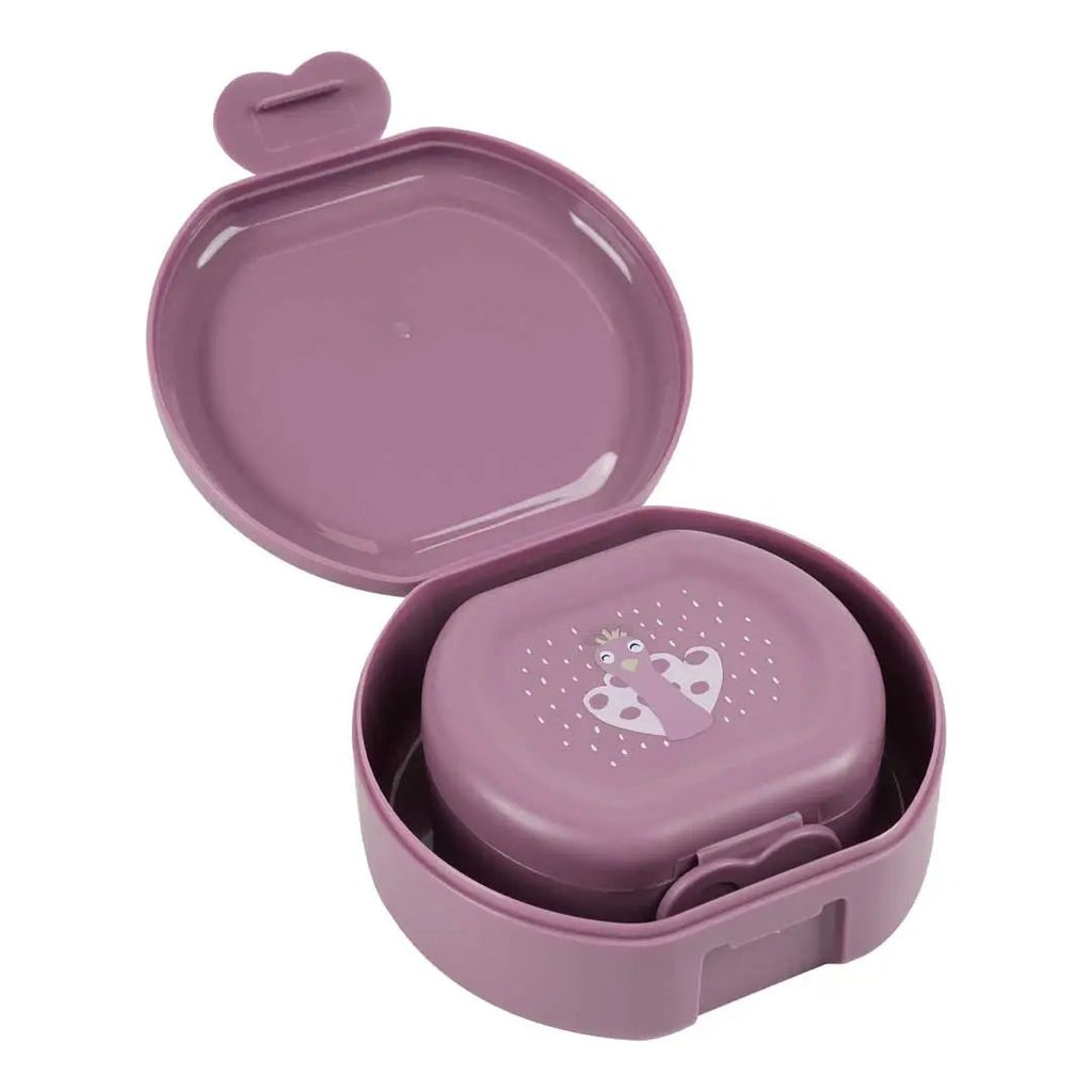 TRIXIE set de 2 boîtes repas Mrs Peacock, Citron Grenadine, rose lilas