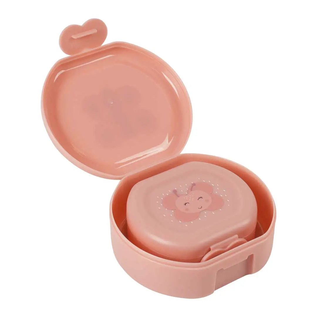 TRIXIE lot de 2 boîtes déjeuner Citron Grenadine, roses pastel, motif floral sur couvercle