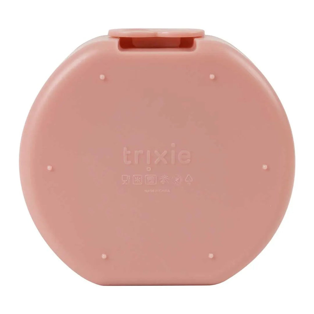 TRIXIE set de 2 boîtes Mrs Butterfly, boîtes repas rondes rose pastel, Citron Grenadine