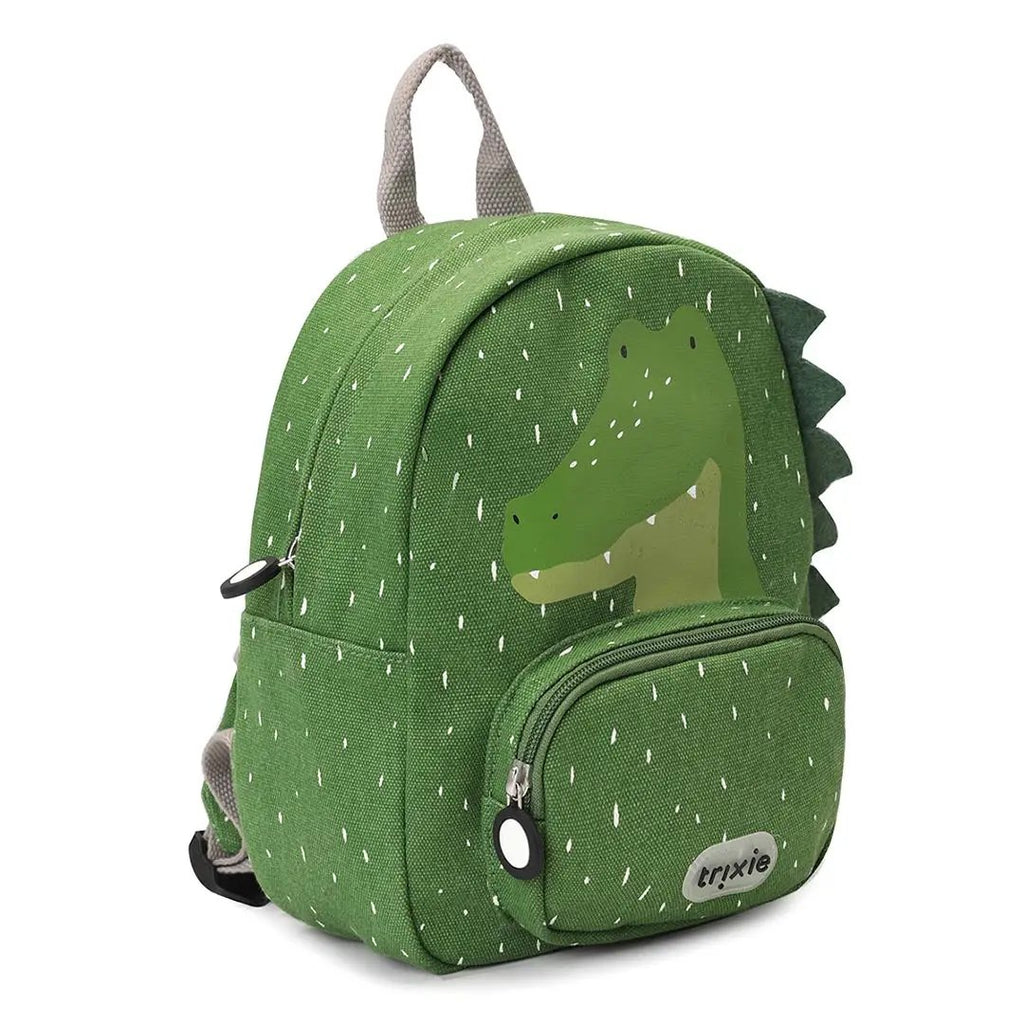 TRIXIE sac-à-dos Mr Alligator green dinosaur school backpack Citron Grenadine