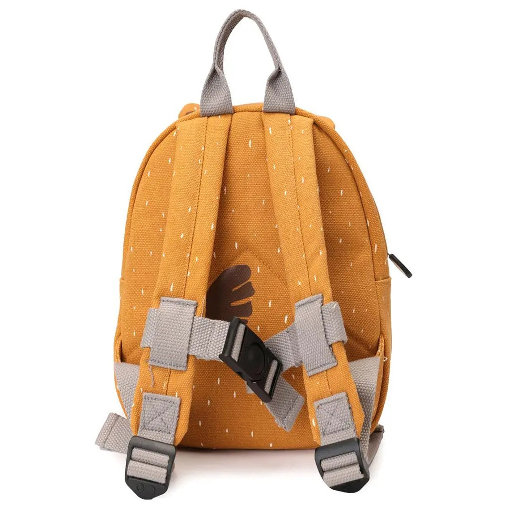 TRIXIE sac-à-dos Mr Giraffe orange school backpack with grey straps by Citron Grenadine