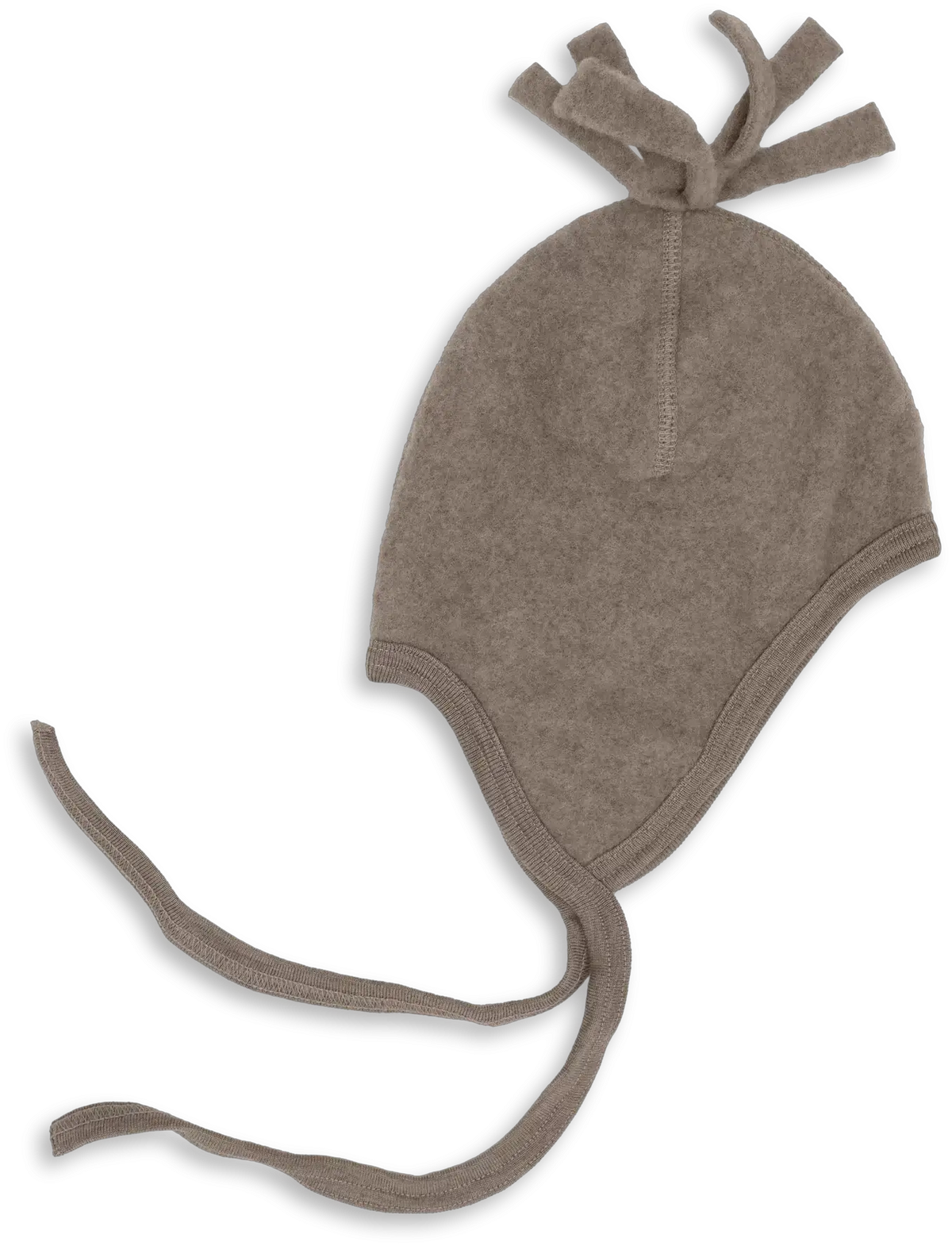ENGEL NATUR bonnet en mérinos / walnut chiné