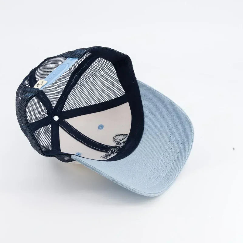 CHAMAYE casquette trucker bleue dream team by Citron Grenadine