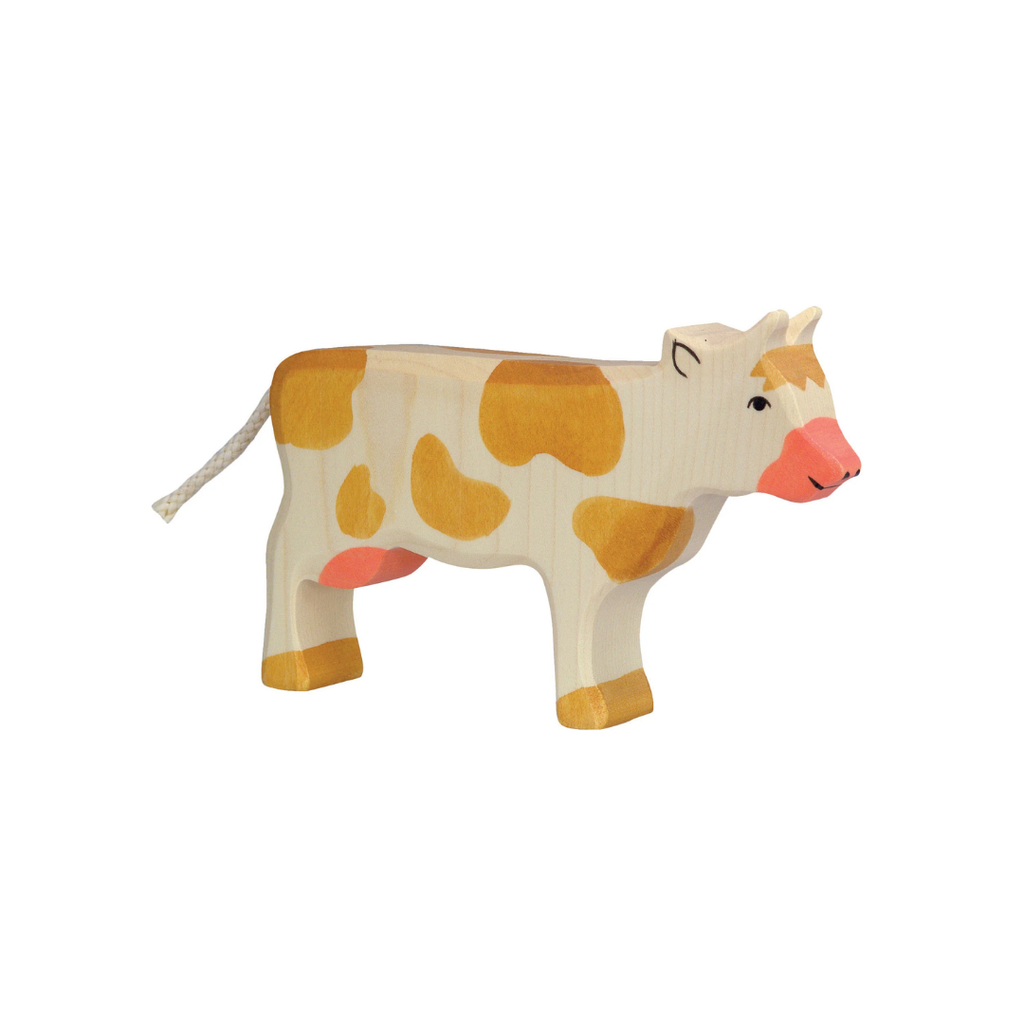 HOLZTIGER vache debout marron by Citron Grenadine