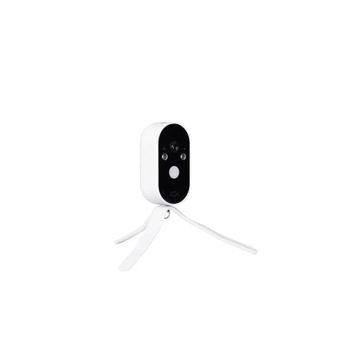 BÉABA caméra zen travel blanche avec trépied, écoute-bébés vidéo Citron Grenadine
