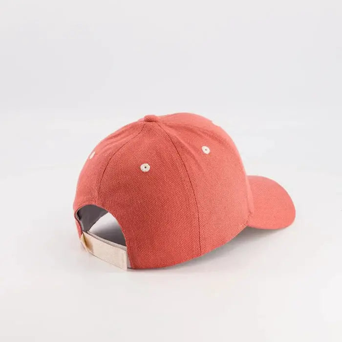 CHAMAYE terracotta baseball cap with adjustable back strap